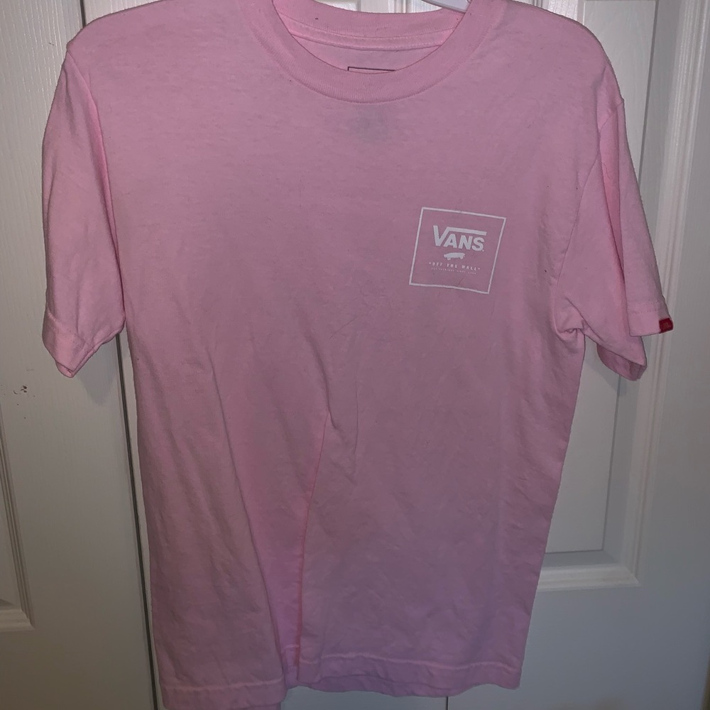 Pink vans shirt